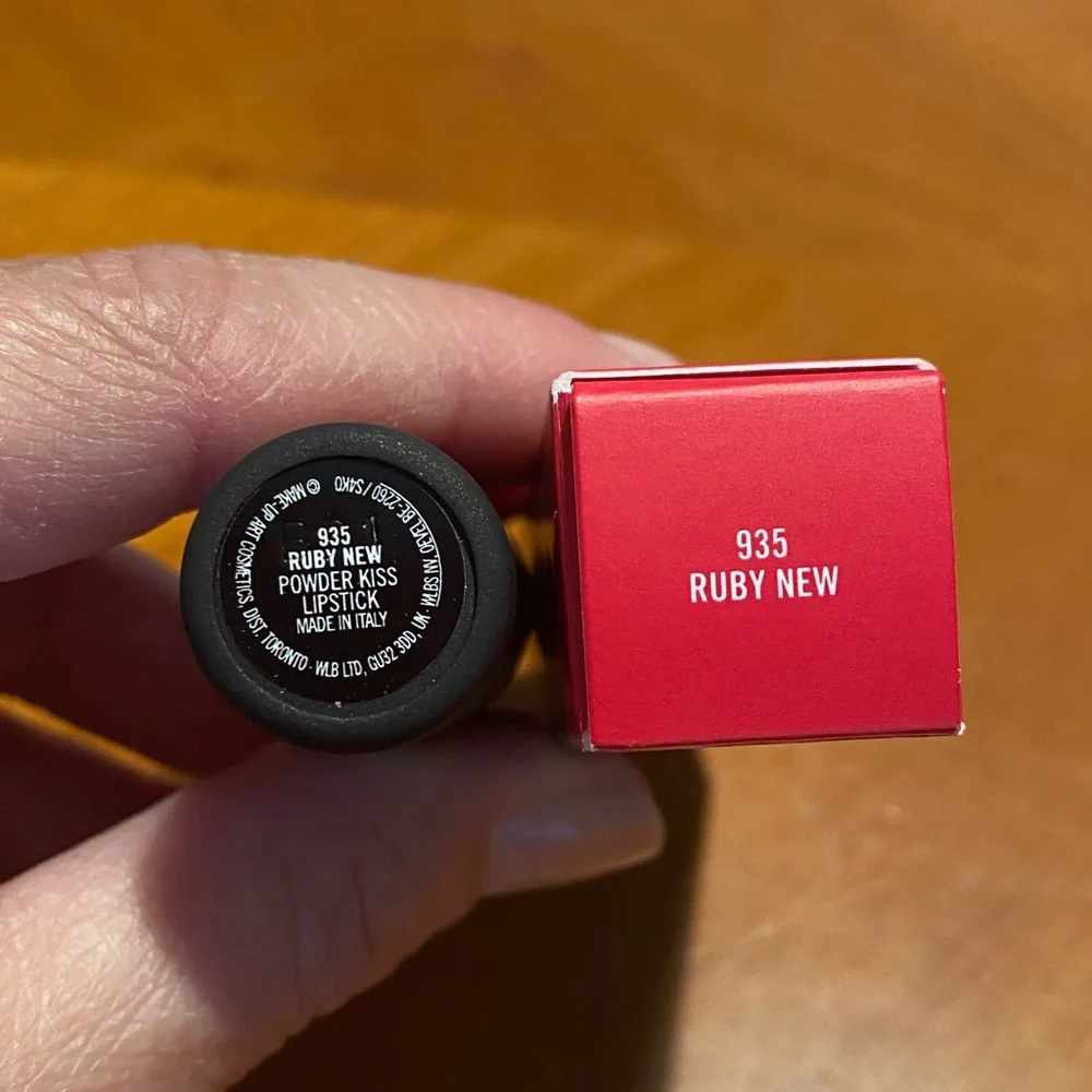 MAC Powder Kiss Lipstick Ruby New
